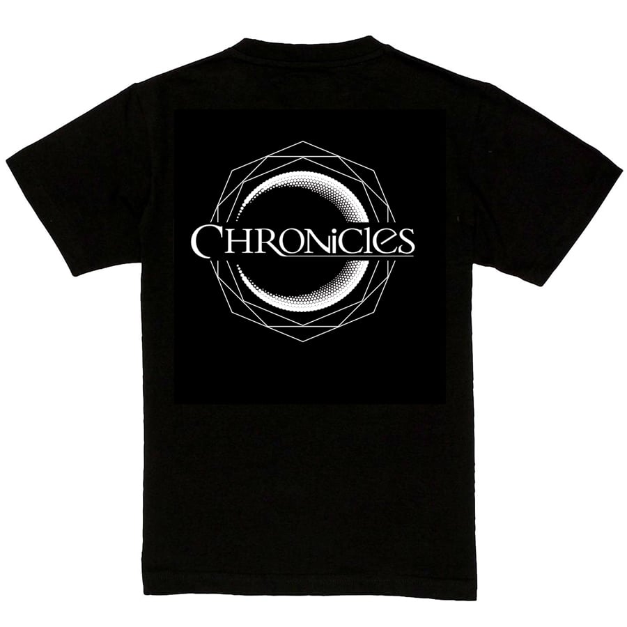 Image of CHRONCILES T-shirt MEN OR GIRLY - BLACK