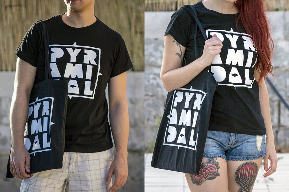 Image of Pyramidal Logo T-Shirts & Tote Bags