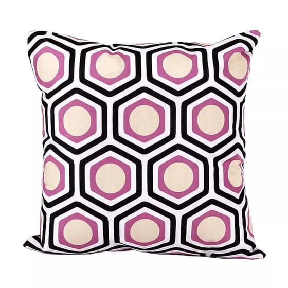 Image of The Purple Polygon Cushion Cover (45cmx45cm)