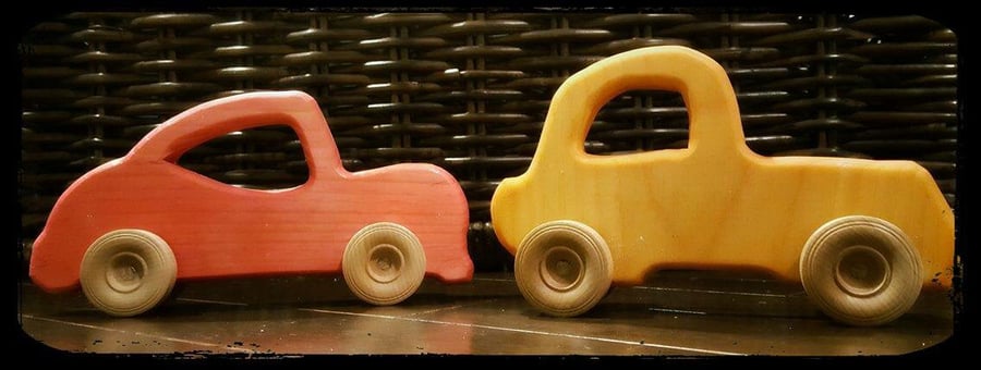 Image of Wooden cars