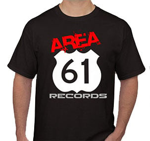 Image of Area 61 Records Tee