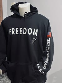 Image 3 of Freedom Charlie Kirk Turning point Hoodie