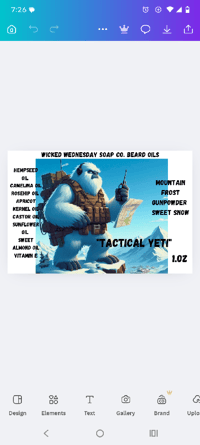 "Tactical yeti" 1oz oil 