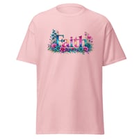 Image 7 of Unisex classic tee, Faith Floral Tee Shirt Inspiritational