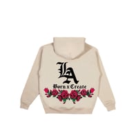 Image 2 of Tan BxC Roses Hoodie 