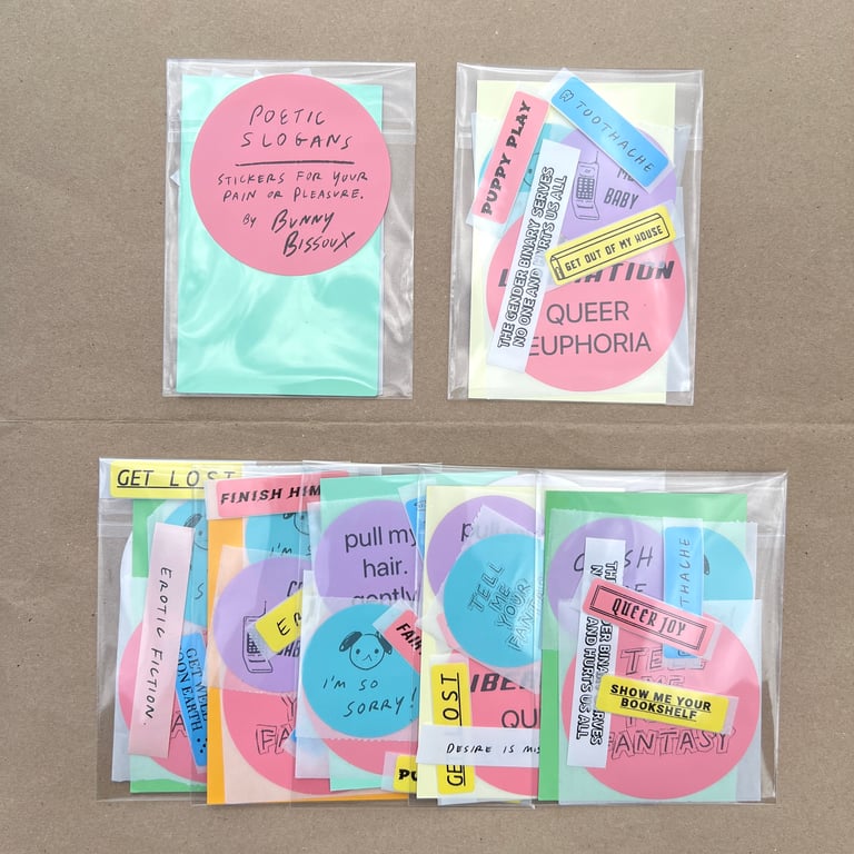 POETIC SLOGANS STICKER SET Image 3