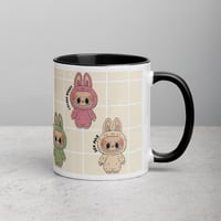 Image 5 of Macaron monsters inspired Mug with Color Inside