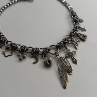 Image 3 of Butterfly Garden Charm Necklace