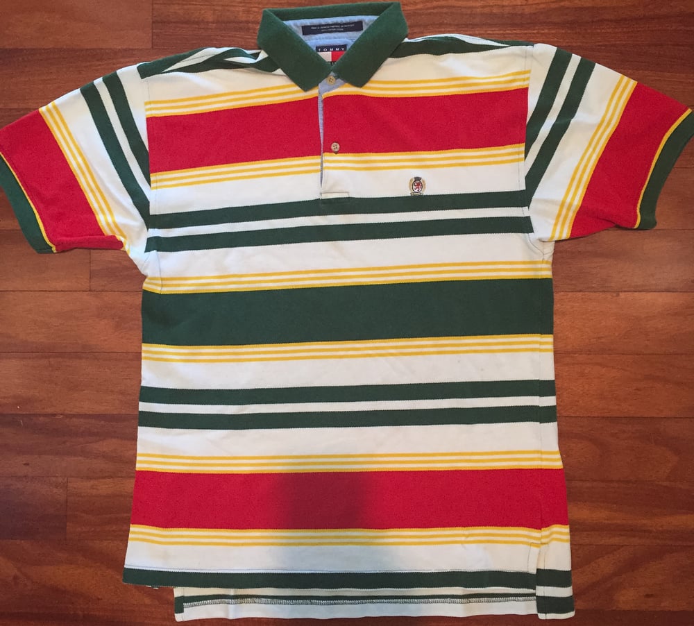 Image of Tommy Hilfiger horizontal stripes Polo