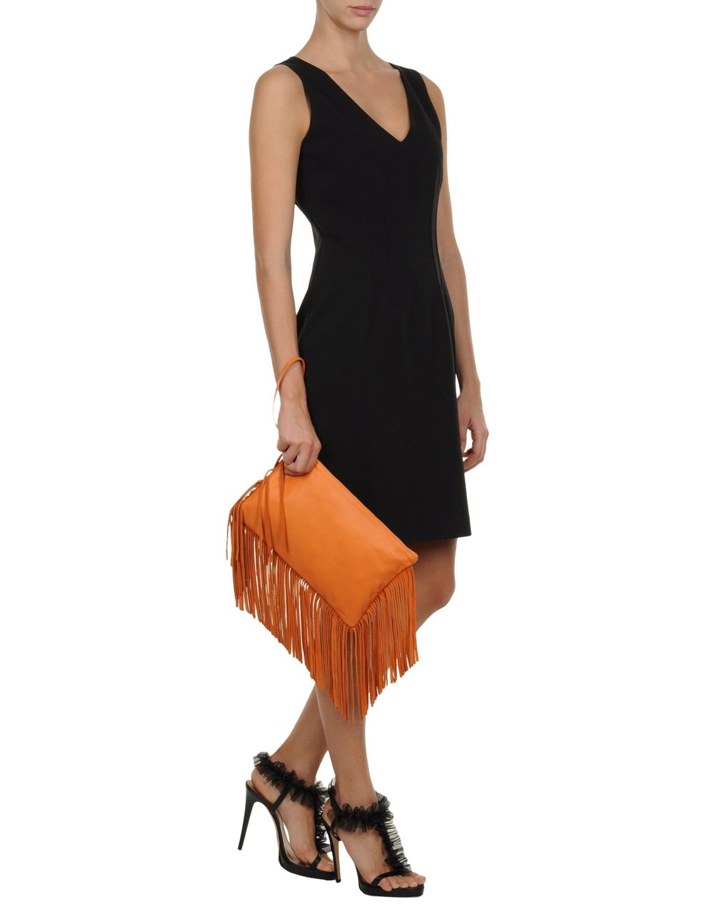 Image of Medium Orange Clutch