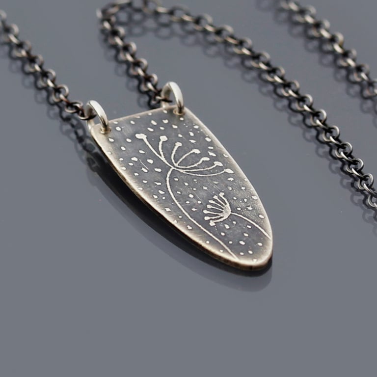 Sterling Silver Sheltering Blossoms Necklace Image 2