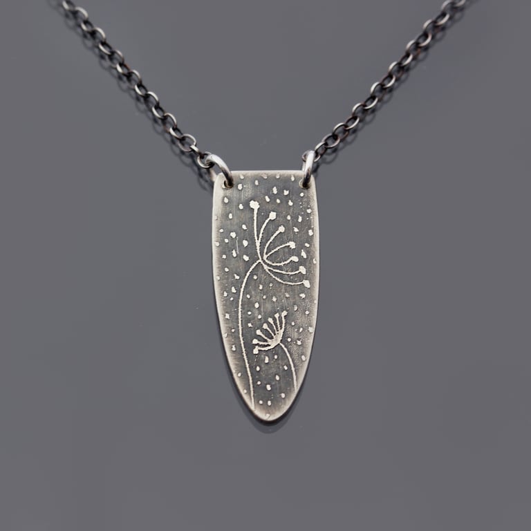 Sterling Silver Sheltering Blossoms Necklace Image 4