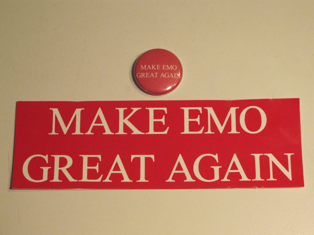 Image of Make Emo Great Again Button/Sticker set 