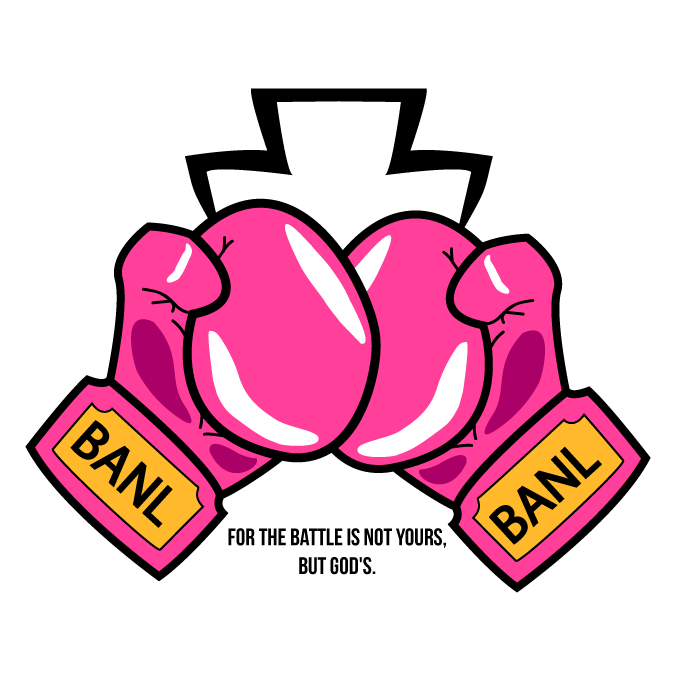 battle pink gloves