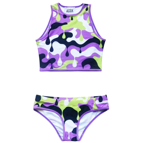 Image of NUCLEAR CAMO Bikini - Lavender