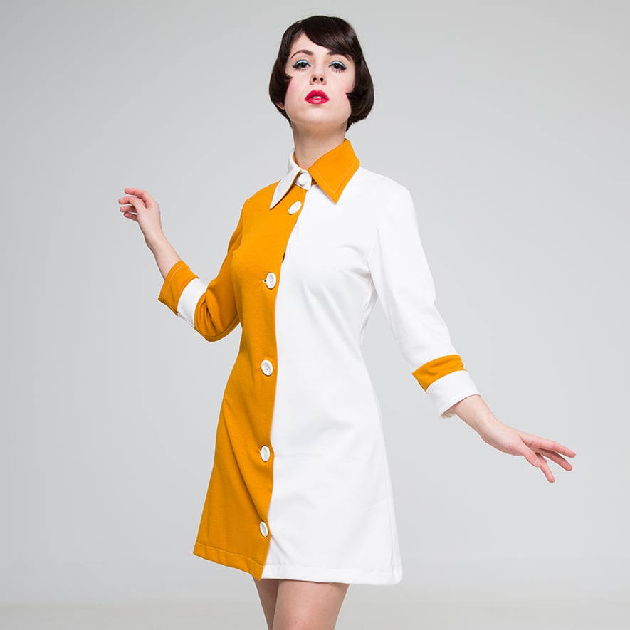 Image of Double Yellow Dress