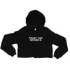 Trust The Science Crop Hoodie