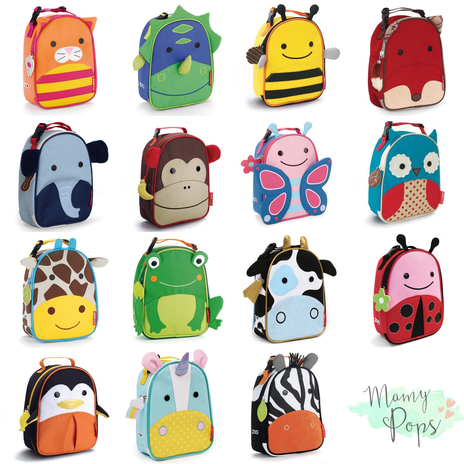 Bolsa merienda Skip Hop Zoo Lunchies / MamyPops