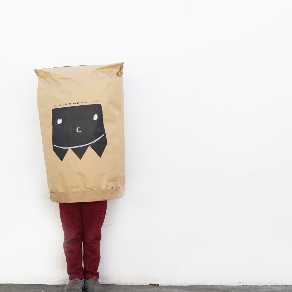 Image of CHALKBOARD PAPER BAG