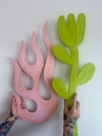 Image 4 of Soft pink + orange flame