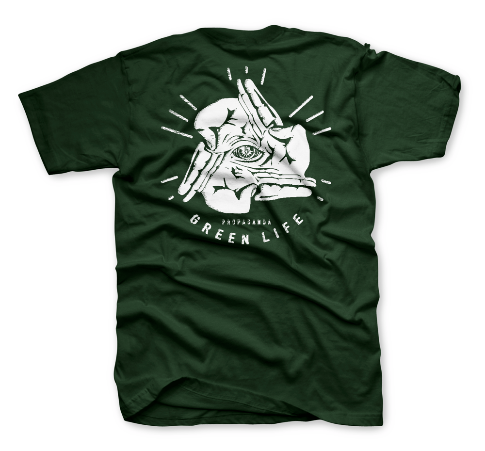Image of The Hidden Views Tee in Forest Green