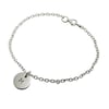 Personalised Initial Circle Charm Bracelet