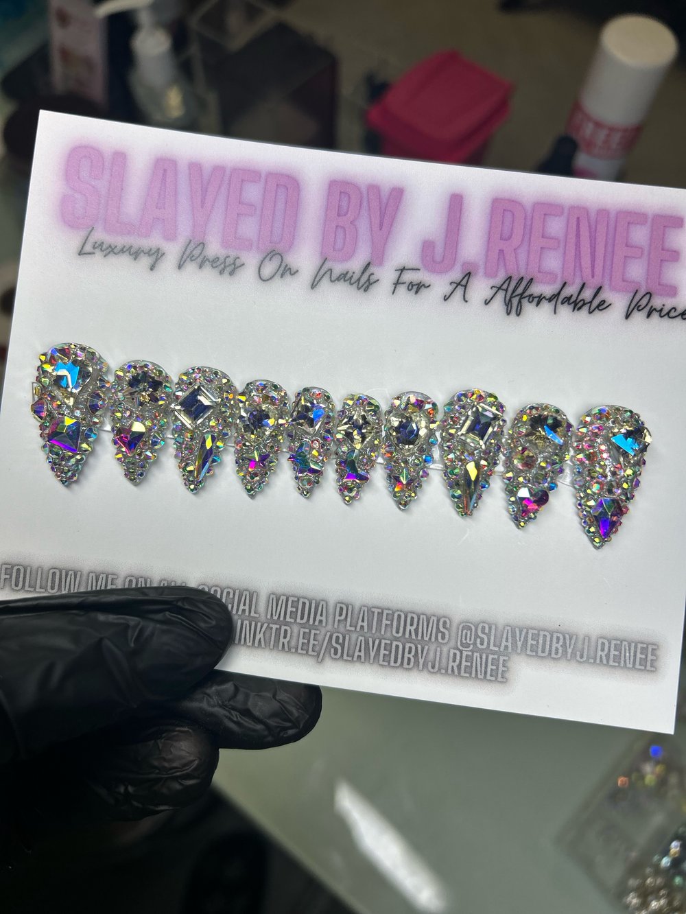 Semi Medium Length Stiletto 