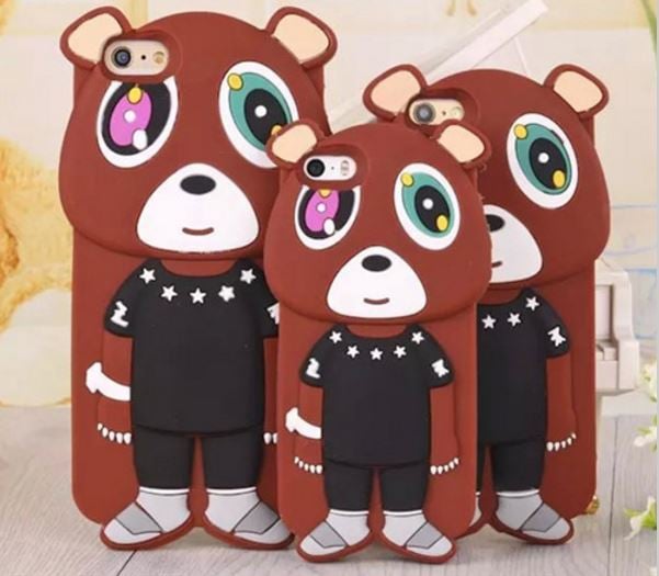 Image of Kanye West Dropout School bear Iphone Case
