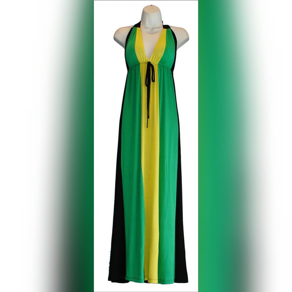 Jamaica Color Halter Dress