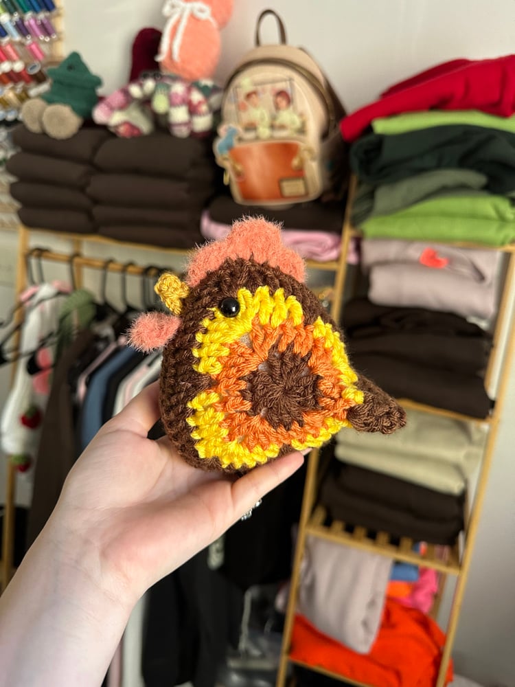 Image of crochet chicken