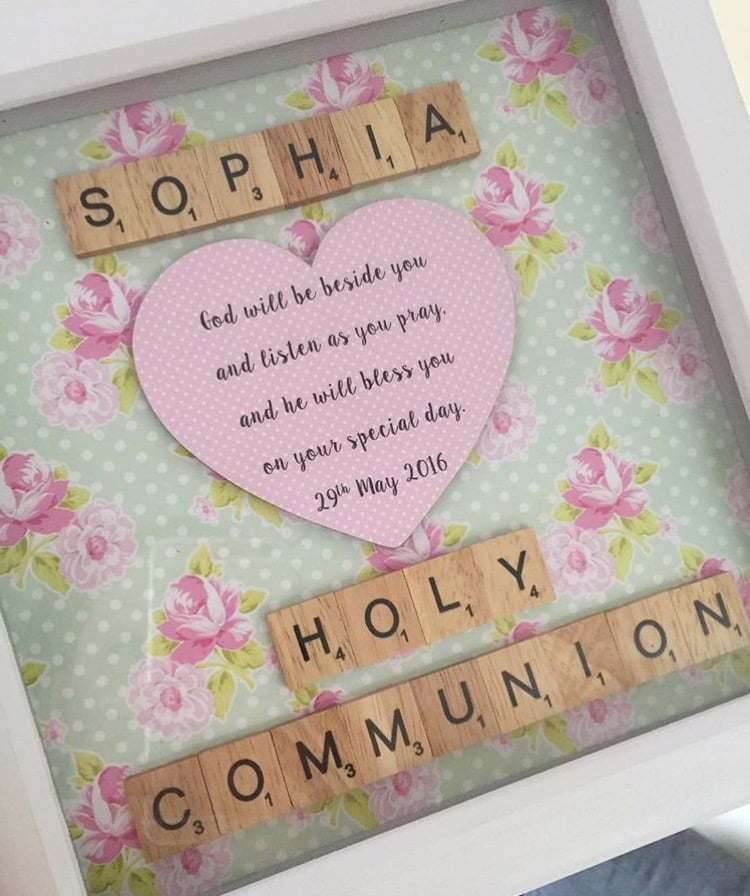 Image of Christening / Holy Communion Personalised Frame
