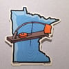 Minnesota Tip Up Sticker - 2 Total