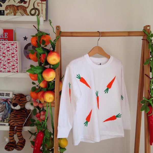 Image of rabbit food long sleeve top