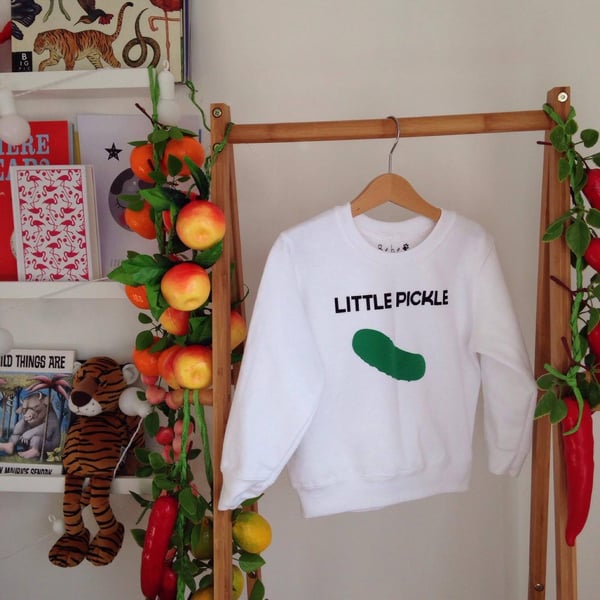 Image of little pickle sweatshirt