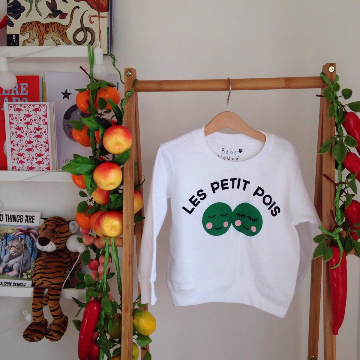 Bebe Hound Les Petit Pois Sweatshirt