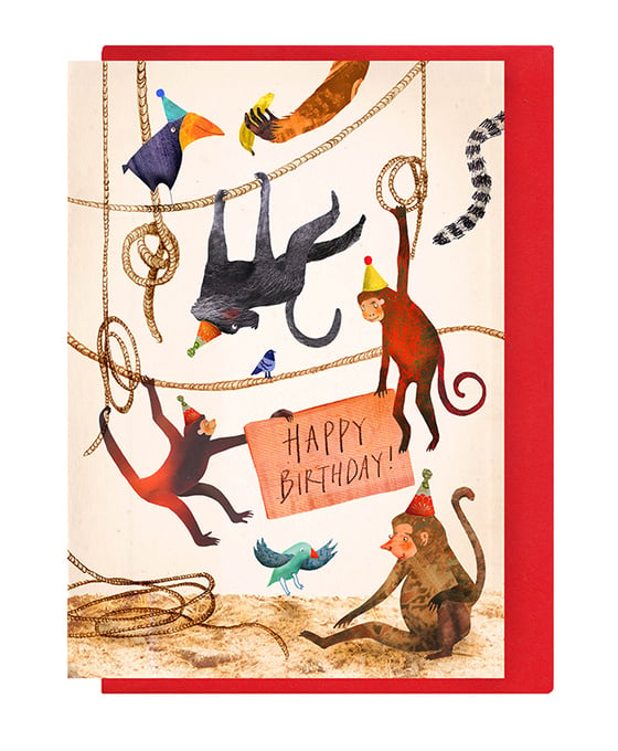 Image of Happy Birthday Greetings Card