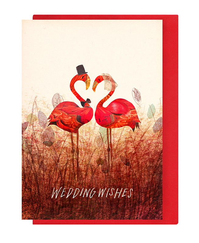 Image of Wedding Wishes Greetings Card