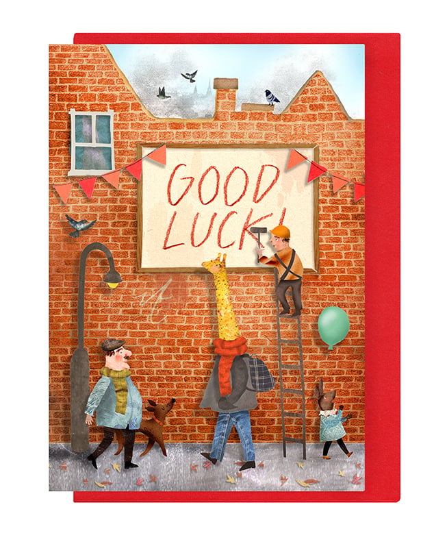 Image of Good Luck Greetings Card