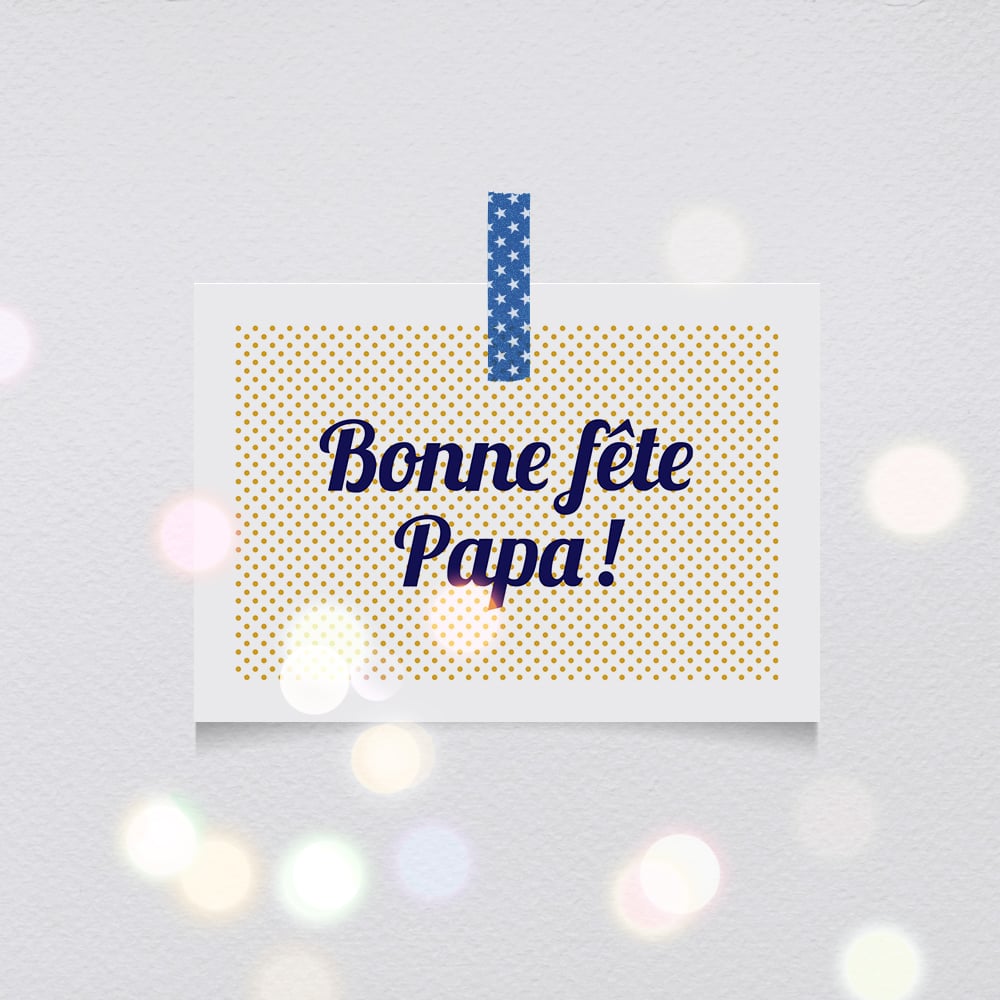 Image of Cartes-postales Bonne fête Maman/Papa !