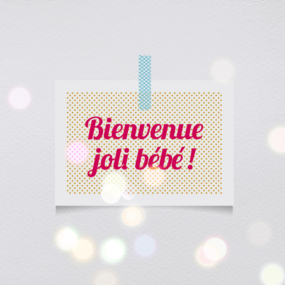 Cartes Postales Bienvenue Joli Bebe Moiparmois