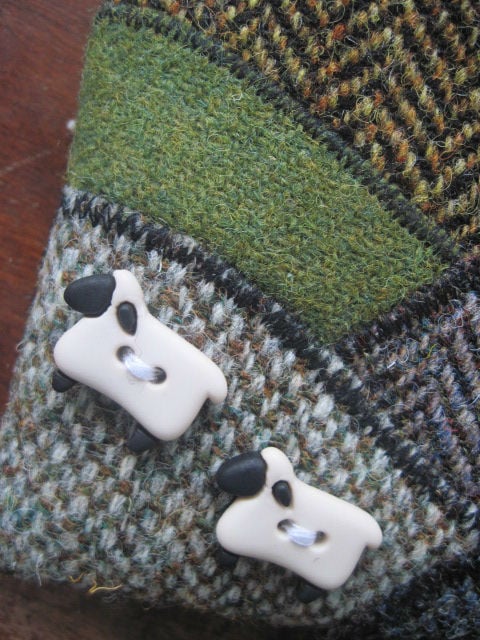 Image of Harris Tweed Landscape purse (earthy tones) - Made to Order