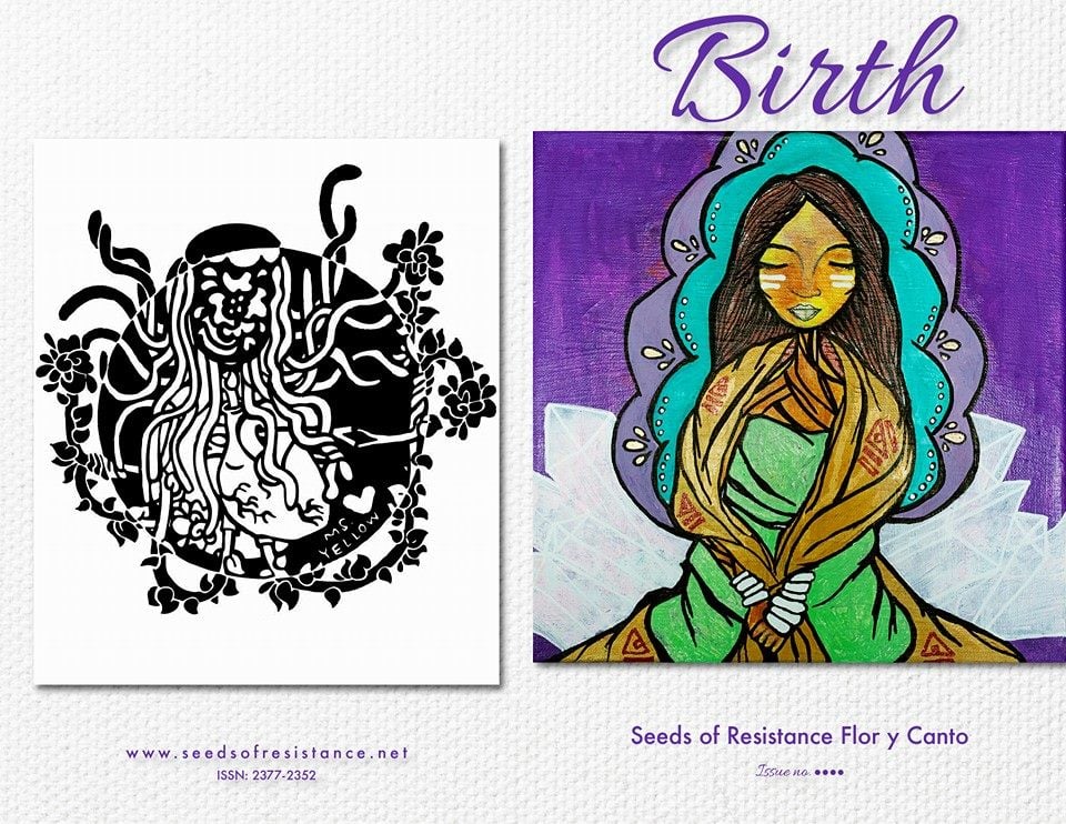 Image of SEEDS OF RESISTANCE Flor y Canto "Birth" Issue no. 4
