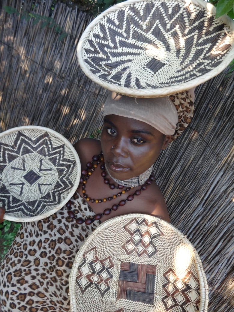 Image of Hand-made African Basket