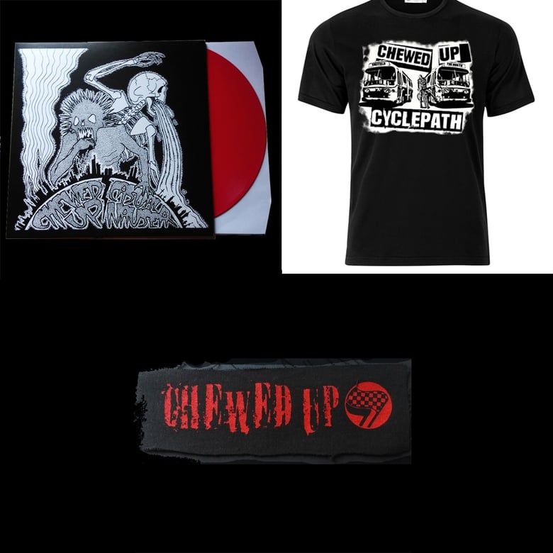 Image of Everything (T-Shirt/Split with Casual Nausea Vinyl/Patch)
