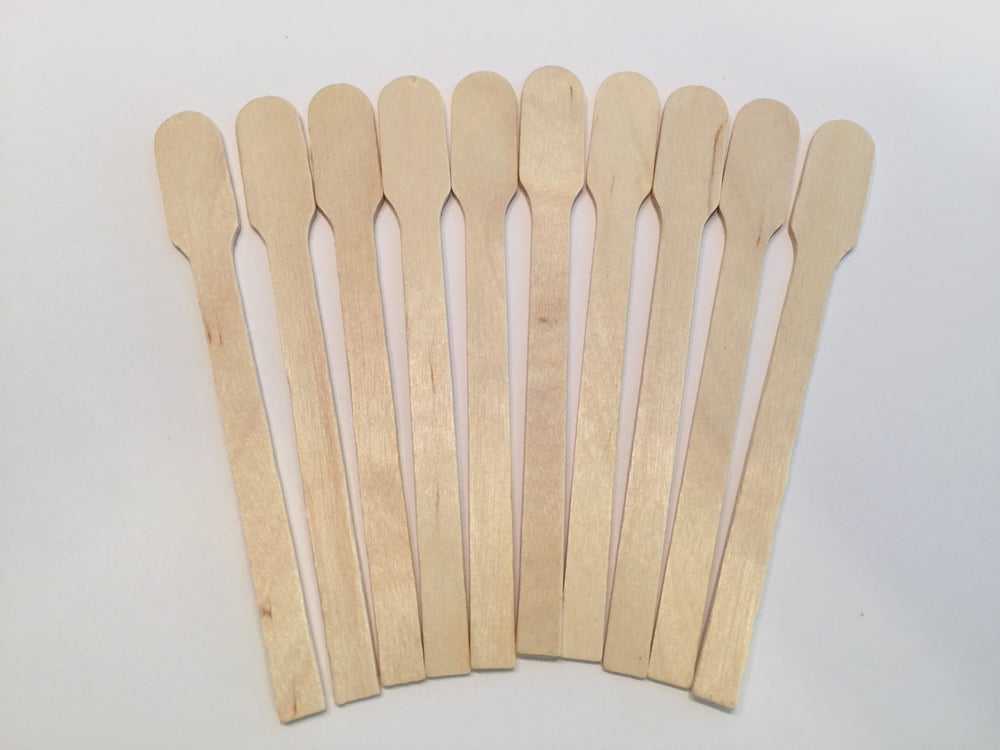 Image of Wooden Spatulas (Mixing Sticks)