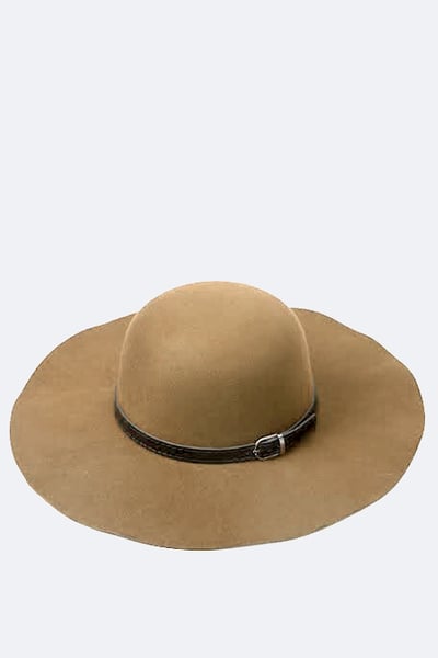 Image of Buckled Band Felt Hat