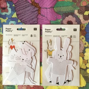 Image of Card Embroidery Animals