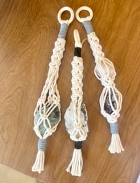 Image 4 of Crystal Hanger/Car Charm - macrame