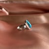 Size 7.5 Sunset Mine Turquoise Ring