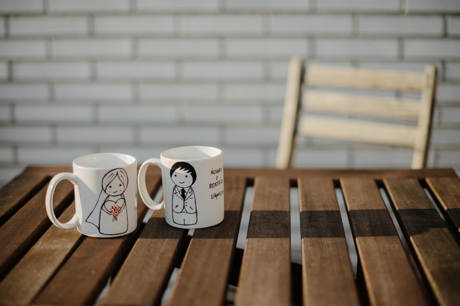 Image of Tazas personalizadas para Novios